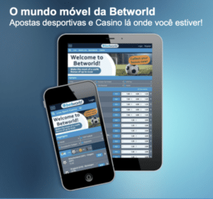 imagem sobre o Betworld mobile