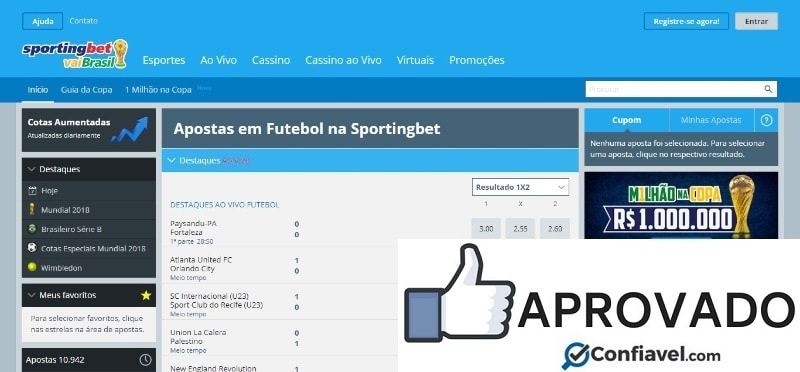 sportingbet é confiável