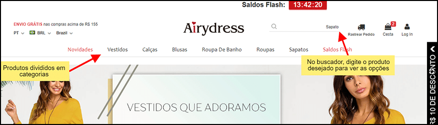 Airydress como funciona