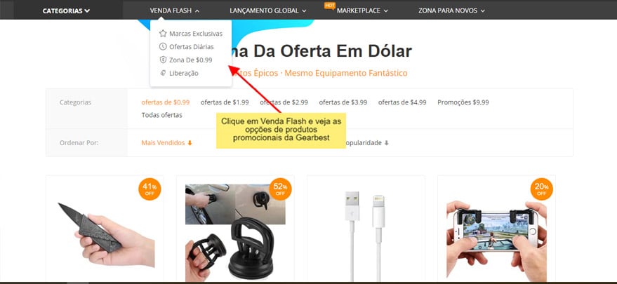 Gearbest promocao