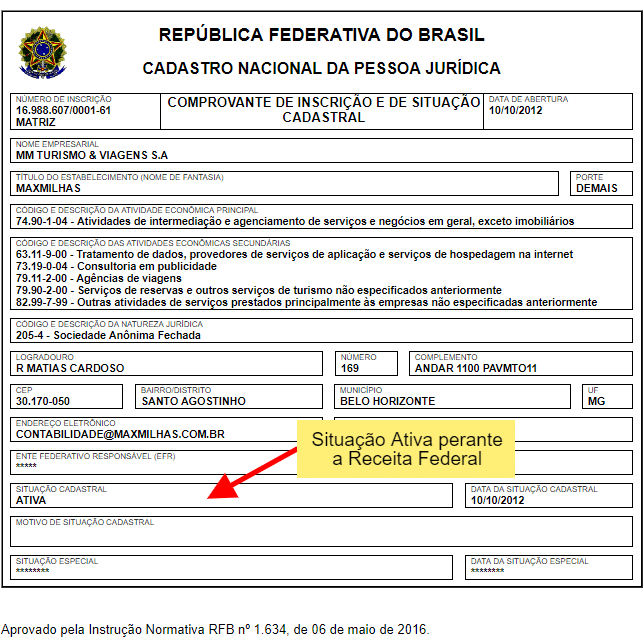 MaxMilhas CNPJ