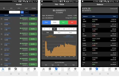 HitBTC app