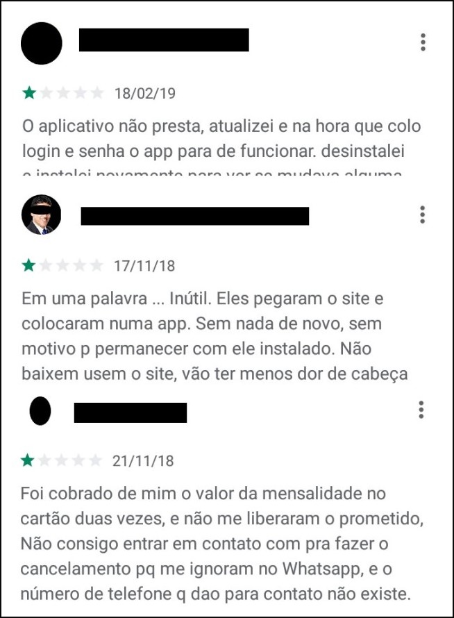 Avaliações negativas do Empiricus App minam confiabilidade da plataforma