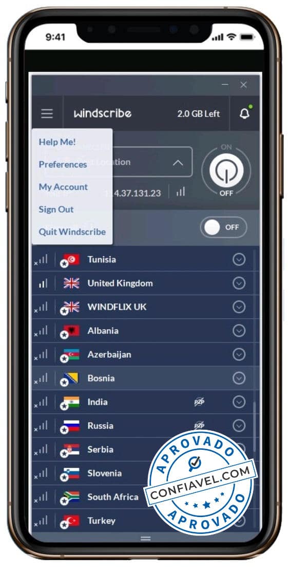 vpn windscribe no celular
