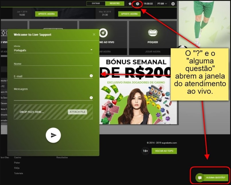 como acessar o chat de ajuda online ao vivo do suprabets