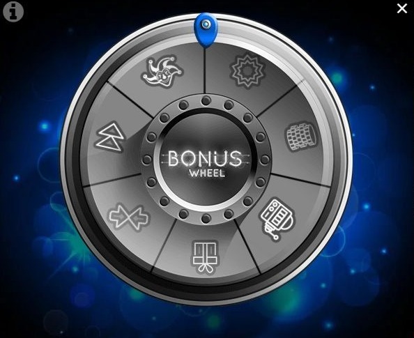 Roda do bônus Spin Casino, muita chance para ganhar prêmios