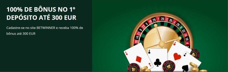 Bônus de boas-vindas do Cassino Betwinner