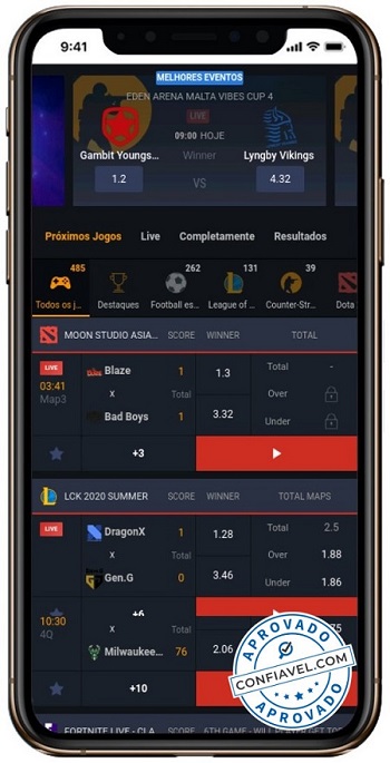 interface ggbet no celular