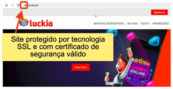 Luckia apostas é seguro