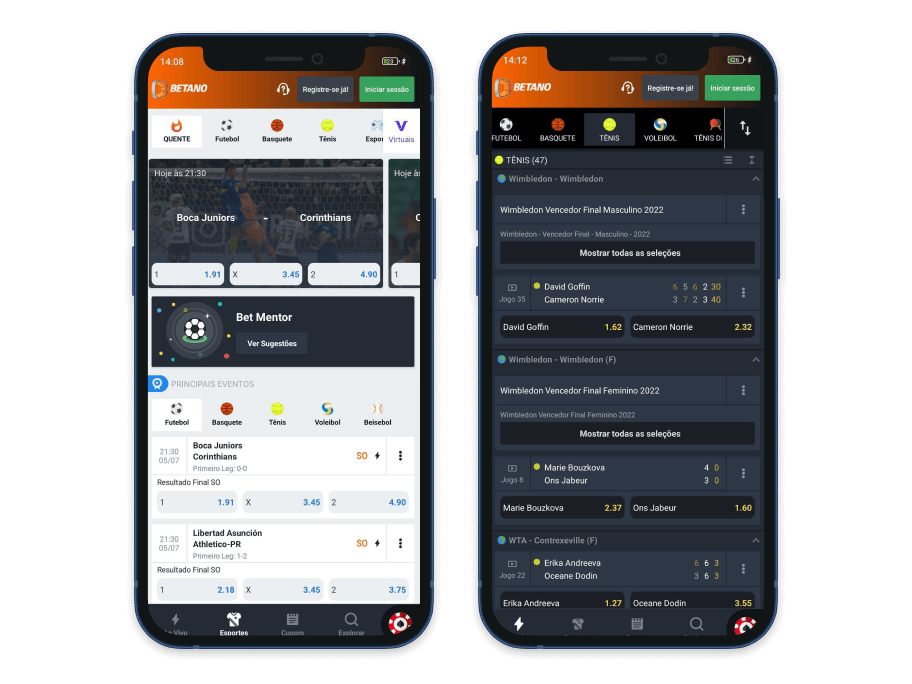 Homem com smartphone, jogador fazendo apostas de futebol. vício em jogos de  azar no celular, aplicativo de apostas esportivas, previsão de resultados  de partidas de futebol.