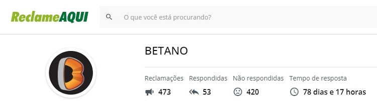 betano reclame aqui