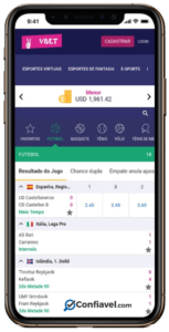 App do Vbet é muito bom, exclusivo para esportes. Tem para Android em português