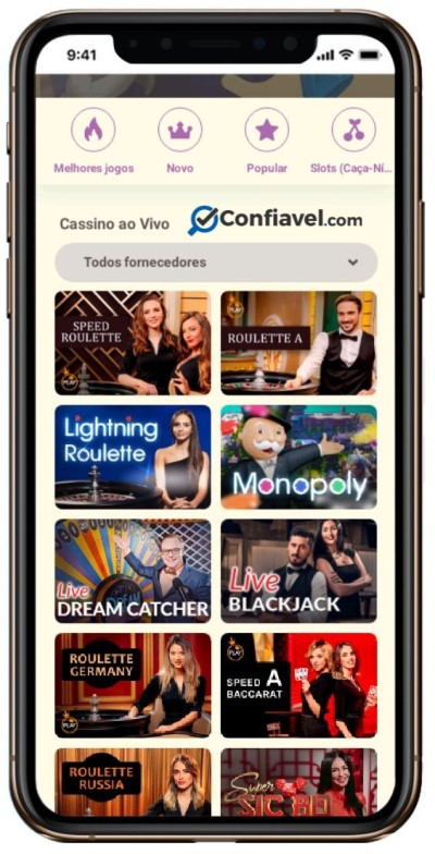 Não existe um YoYoCasino app, mas o site é responsivo.