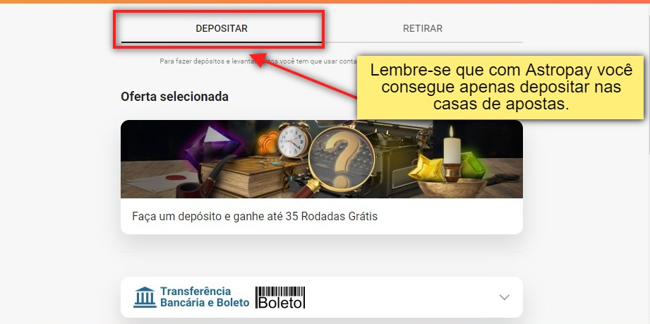 depósito astropay no leovegas
