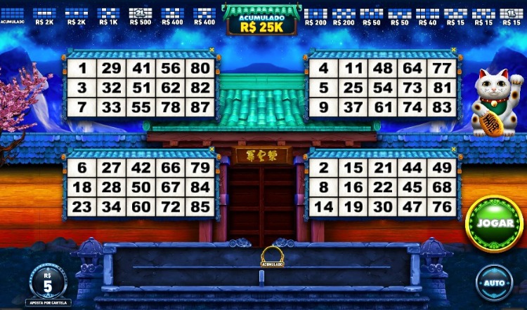 Jogar ao Pachinko bingo da Microgaming de de graça - Betizen