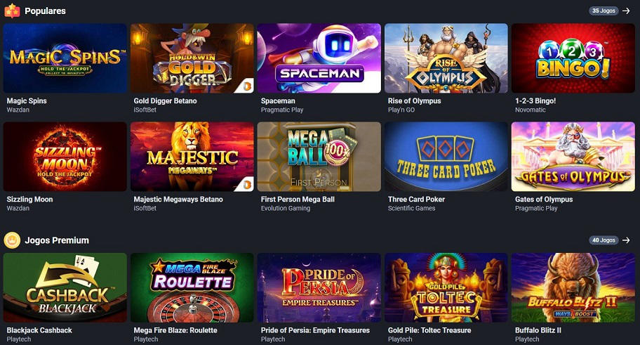 Betano Casino: veja os jogos que a plataforma oferece 