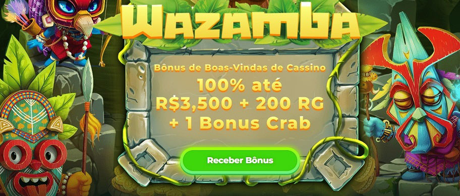 bônus de registro wazamba casino
