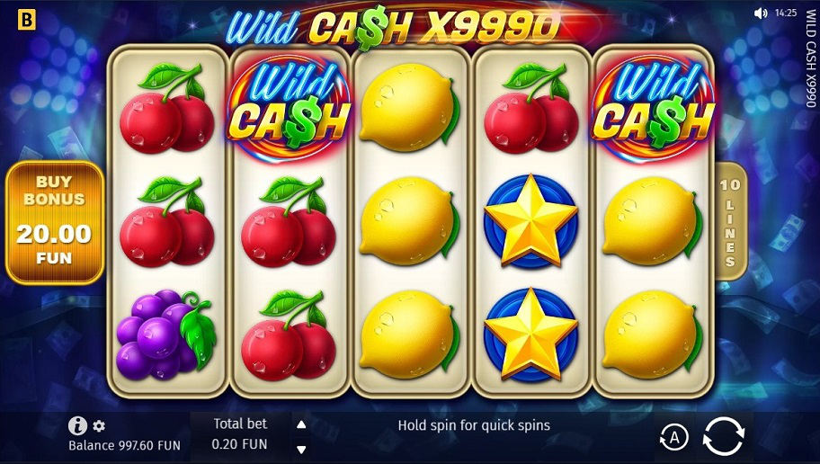 wild cash x9990 slot 