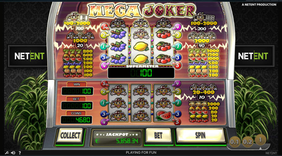 mega joker slot demo