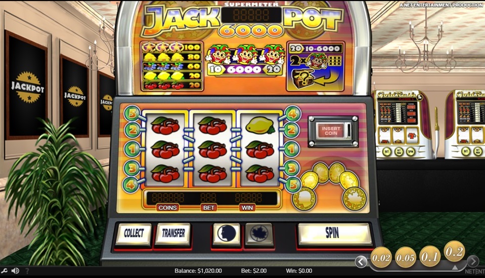 tela de jogo do caça-níquel jackpot 6000