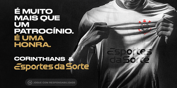 Esportes da Sorte assume patrocínio máster do Corinthians