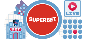 ícone de apostas ao vivo superbet