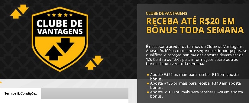 betfair clube de vantagens