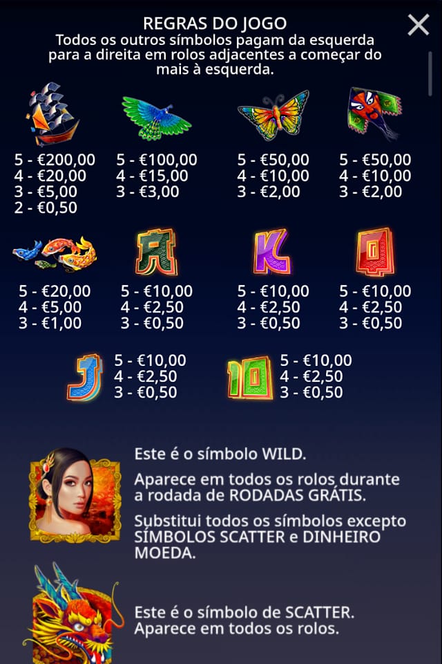 Floating Dragon Hold and Spin simbolos