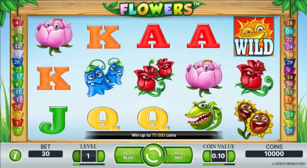 flowers netent slot
