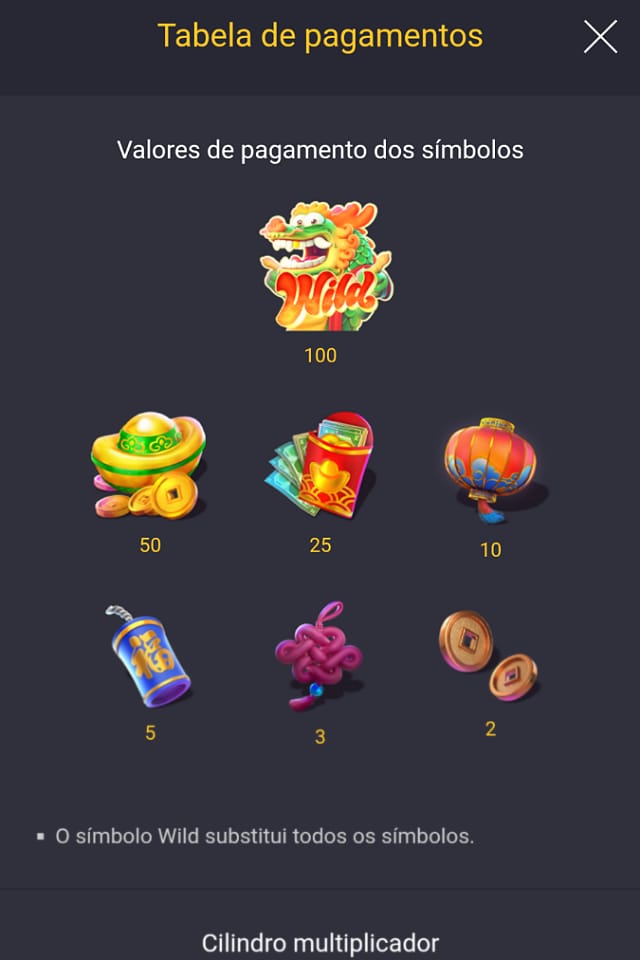 fortune dragon simbolos