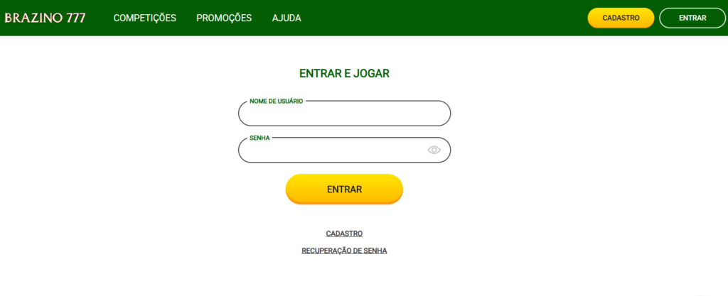 login brazino