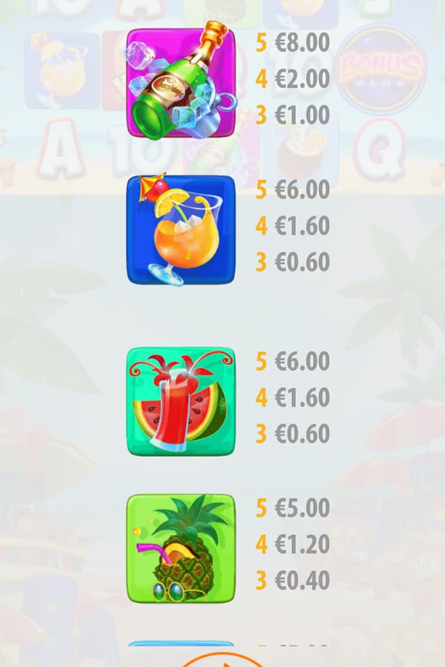 spinions beach party simbolos