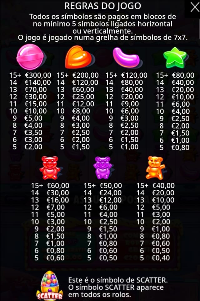 sugar rush 1000 simbolos