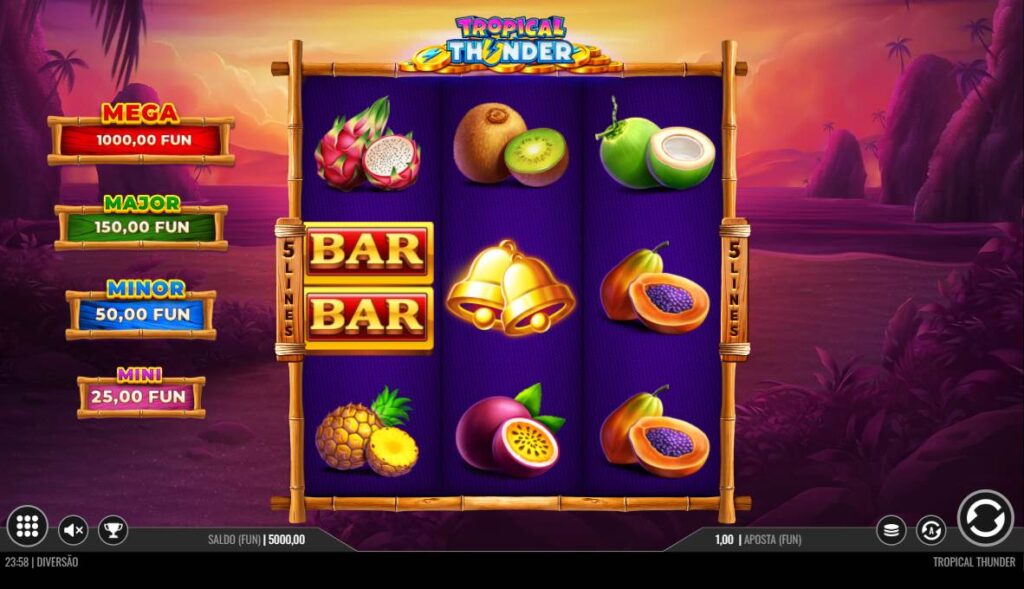 tropical thunder slot