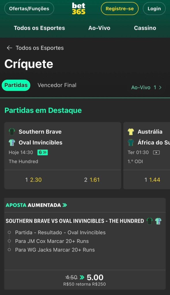 criquete-bet365