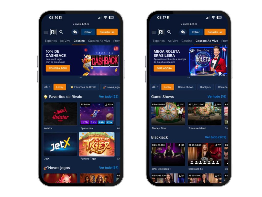 Rivalo-Casino-screenshot