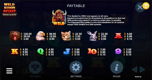 wild-bison-spirit-hold-and-win-simbolos