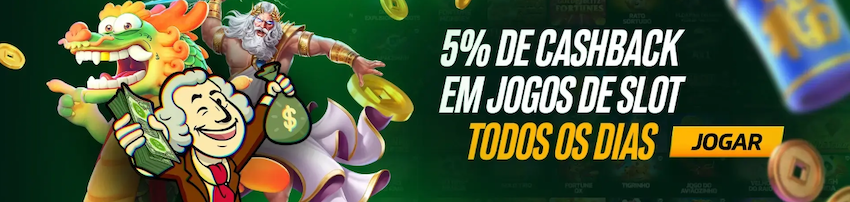 Promoção cashback em jogos de slot no cassino Segurobet